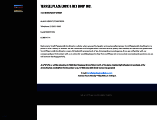 terrellplazakeyshop.com screenshot