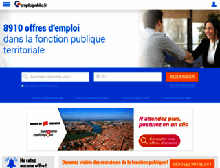 territorial.emploipublic.fr screenshot