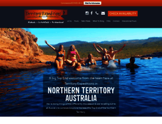territoryexpeditions.com.au screenshot