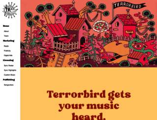 terrorbird.com screenshot