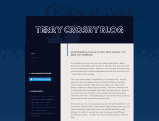 terrycrosbyblog.com screenshot