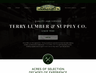 terrylumbersupply.com screenshot