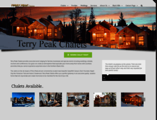 terrypeakchalets.com screenshot