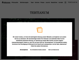 tertianum.de screenshot