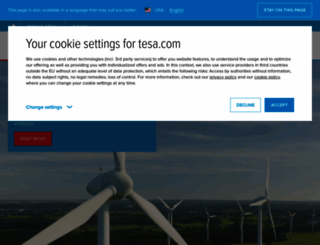 tesa.com screenshot
