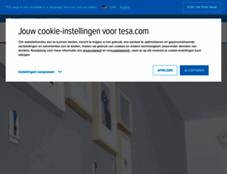 tesa.nl screenshot