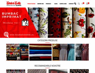 tesaturi-textile.ro screenshot