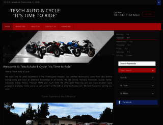 teschautoandcyclesales.com screenshot