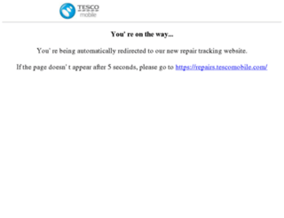 tesco-phoneshop-repairtracking.com screenshot