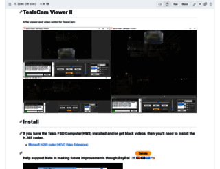 teslacamviewer.com screenshot