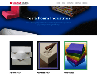 teslafoamindustries.com screenshot