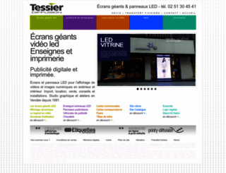 tessier-diffusion.com screenshot