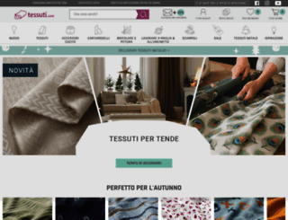 tessuti.com screenshot