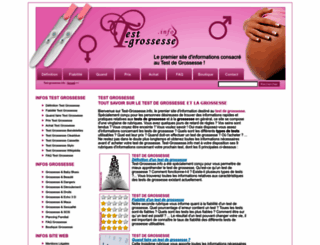 test-grossesse.info screenshot