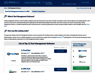 test-management.financesonline.com screenshot