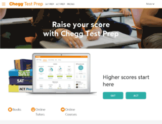 test-prep.chegg.com screenshot