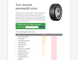 test-zimnich-pneumatik.cz screenshot