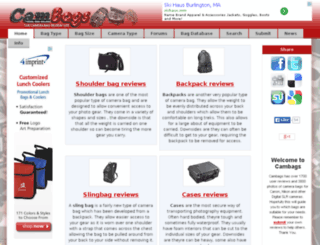 test.cambags.com screenshot