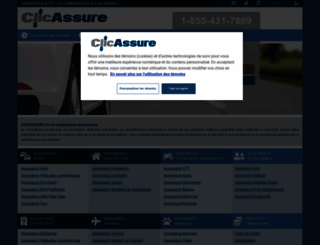 test.clicassure.com screenshot