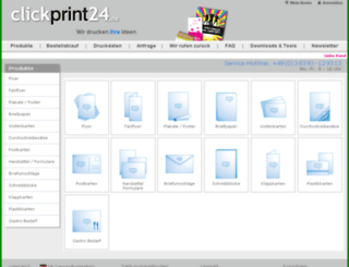 test.clickprint24.de screenshot