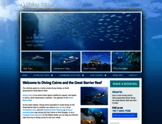 test.divingcairns.com screenshot