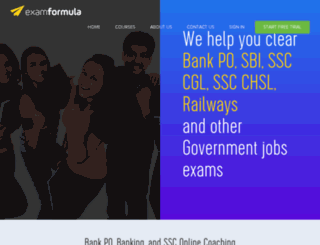 test.examformula.com screenshot