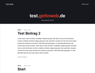 test.gettoweb.de screenshot
