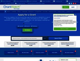 test.grantwatch.com screenshot
