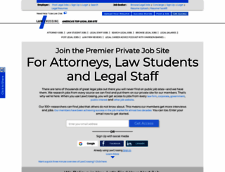 test.lawcrossing.com screenshot