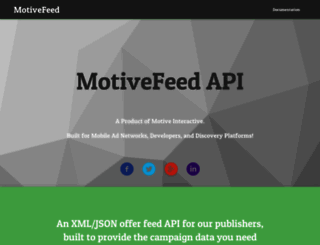 test.motivefeed.com screenshot