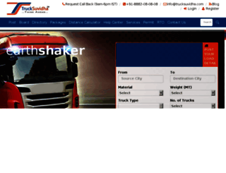 test.trucksuvidha.com screenshot