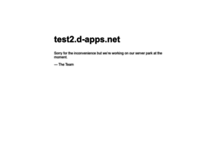 test2.d-apps.net screenshot