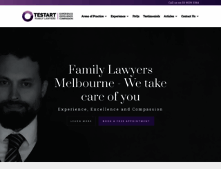 testartfamilylawyers.com.au screenshot