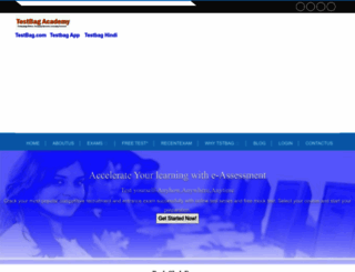 testbagacademy.com screenshot