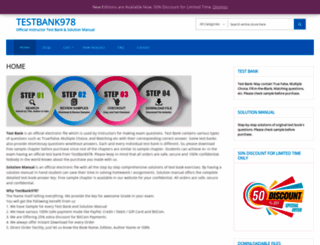 testbank978.com screenshot
