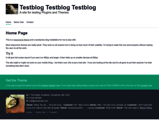 testblog.co.uk screenshot