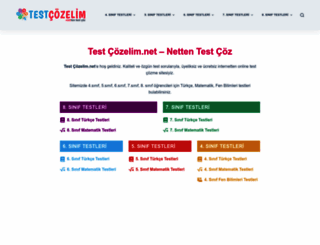 testcozelim.net screenshot