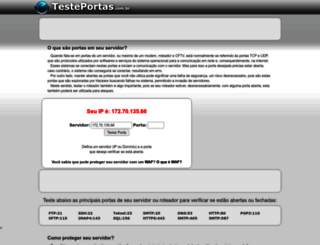 testeportas.com.br screenshot