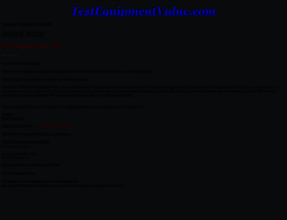 testequipmentvalue.com screenshot