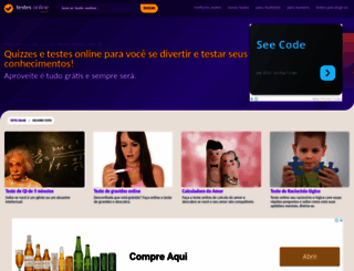 testesonline.com.br screenshot