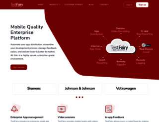 testfairy.com screenshot