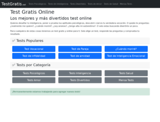 testgratis.net screenshot