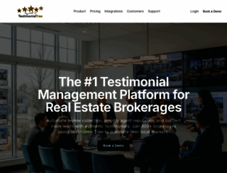 testimonialtree.com screenshot