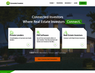 testing.connectedinvestors.com screenshot
