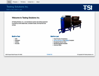 testingsolutionsinc.com screenshot