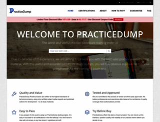 testking.practicedump.com screenshot
