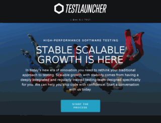 testlauncher.com screenshot