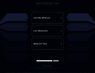 testmywebcam.com screenshot