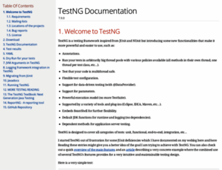 testng.org screenshot