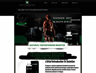 testoboostersouthafrica.com screenshot